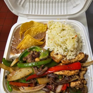 Steak and Chicken Fajitas